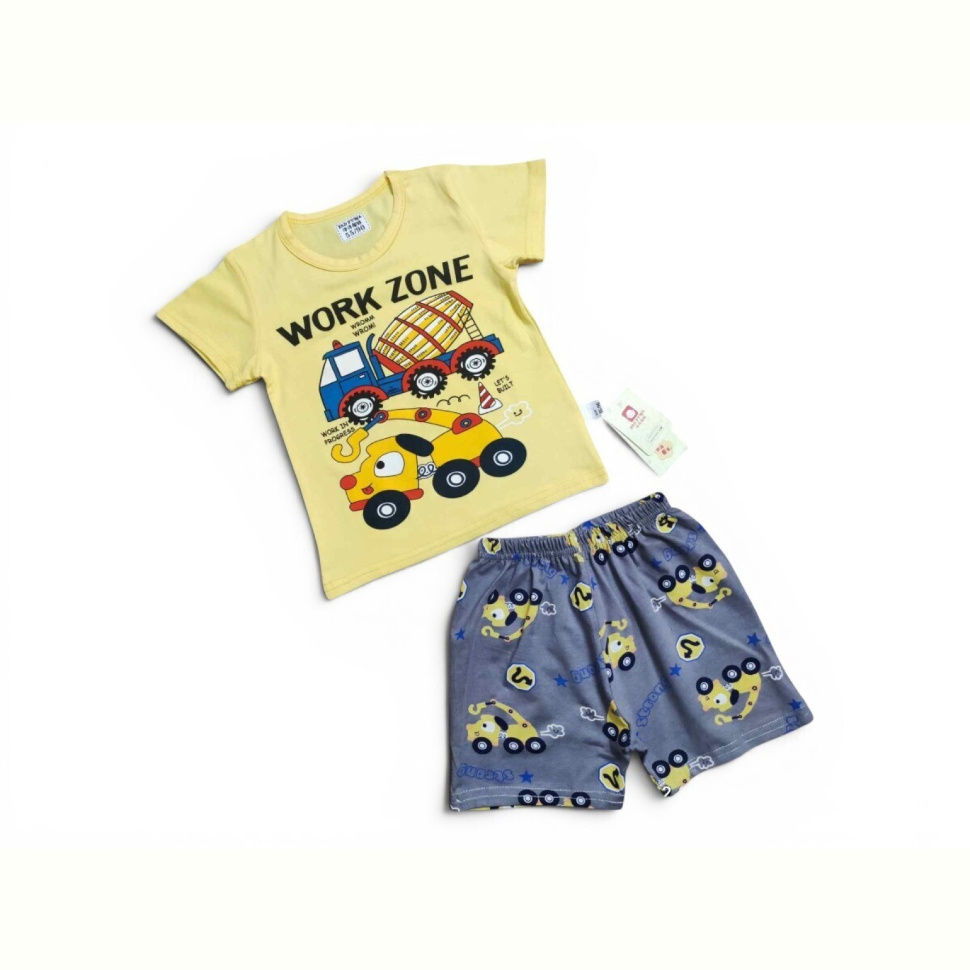 Костюм Kids-modnik 261920 комплект футболка-шорти жовтий