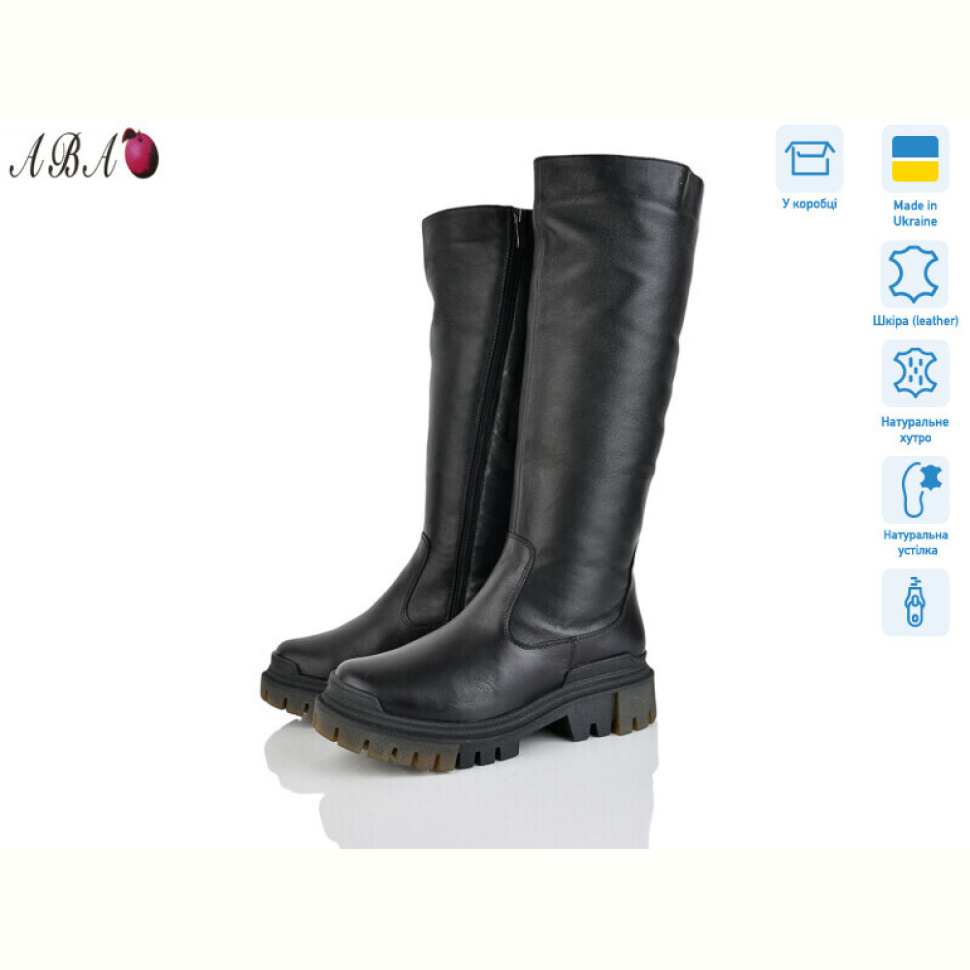 Сапоги Aba 703 чорний