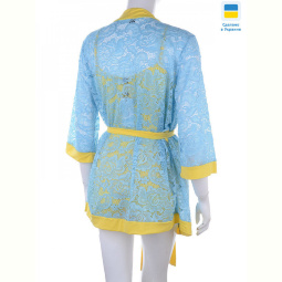 Ночная рубашка Nadia &amp; Natali 0511 yellow-l.blue
