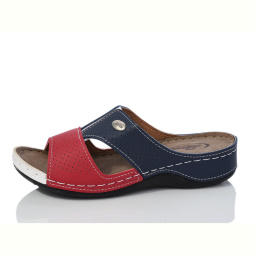 Шлепки Sali-2 D411 navy-red