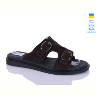 Шлепки Sali 112 шоколад з.