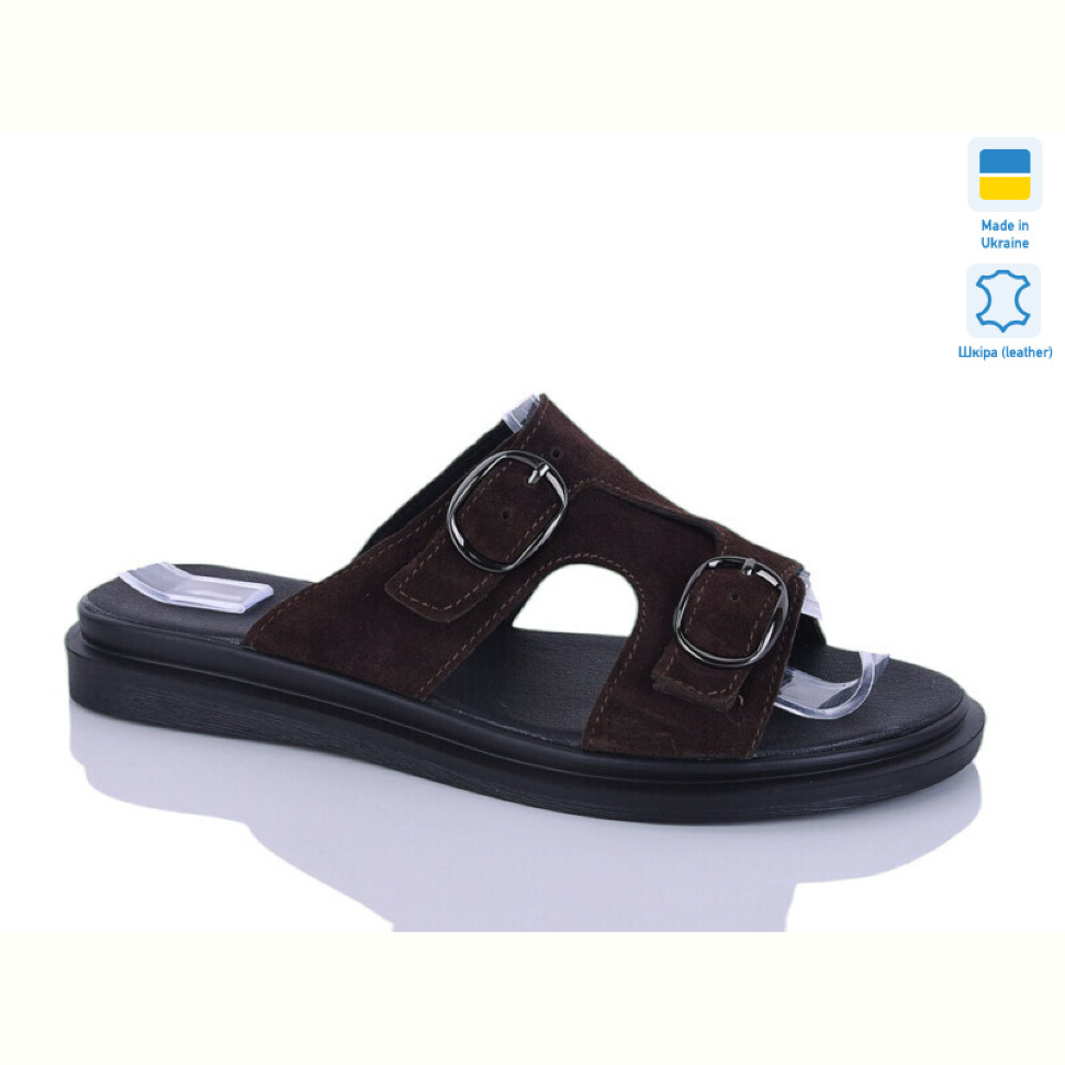 Шлепки Sali 112 шоколад з.