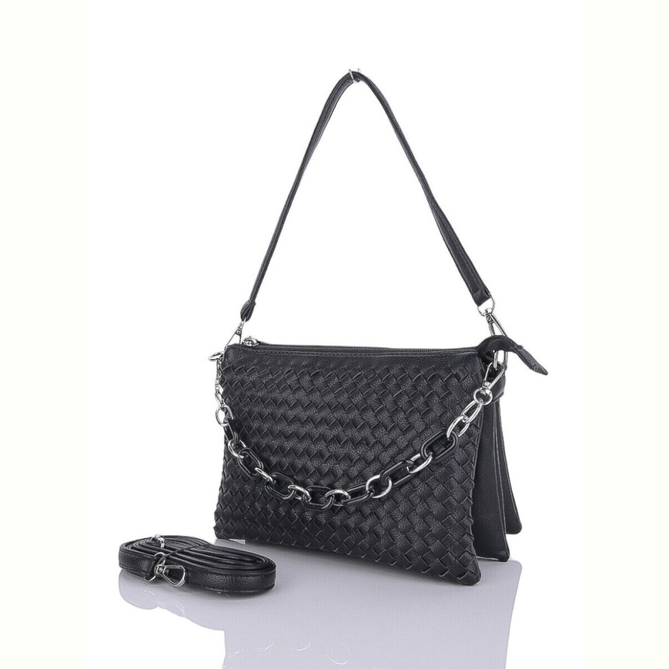 Сумка Sheng Ma-Lusha 66030 black (18x25x9)