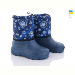 Сапоги из пены DeMur СПП Сніжинка блакитний