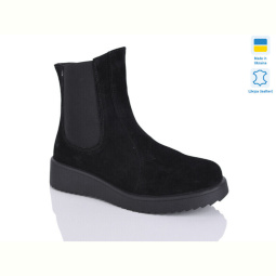 Ботинки Sali 88 чорний з. зима