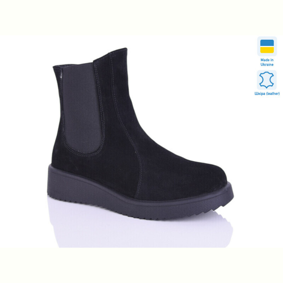 Ботинки Sali 88 чорний з. зима