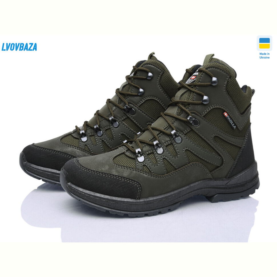 Ботинки Lvovbaza Paolla ПАТ3-6713 олива