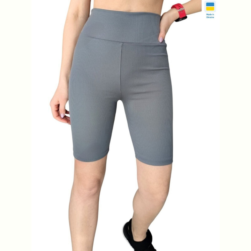 Велосипедки Sport style 501771 т.сірий