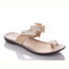 Шлепки DeMur W07200-beige