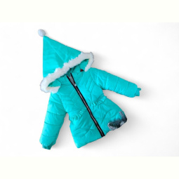 Куртка Kids-modnik F334 бірюзовий єврозима