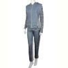 Спортивный костюм Obuvok Ж436 (04280) grey-black флис
