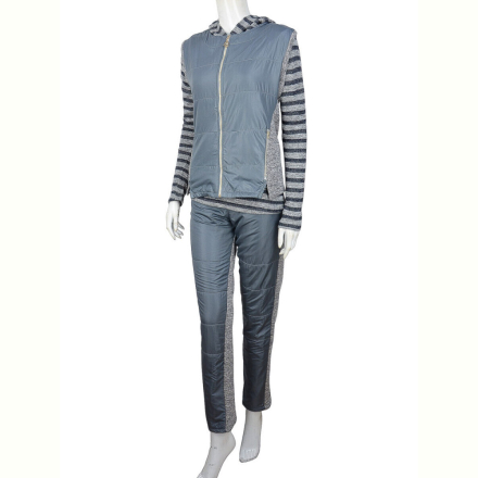 Спортивный костюм Obuvok Ж436 (04280) grey-black флис