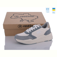 Кроссовки Restime FWB24083 l.grey-blue
