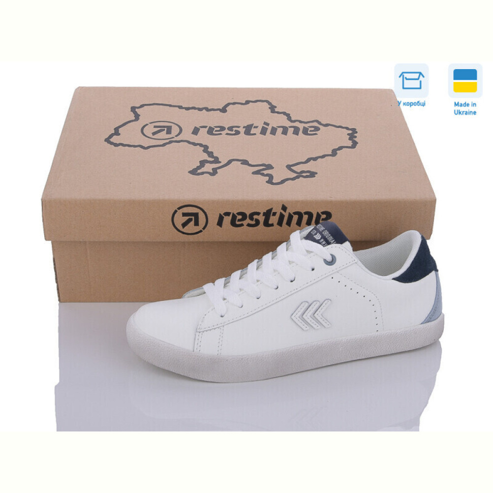 Кроссовки Restime JWB24037 white-navy