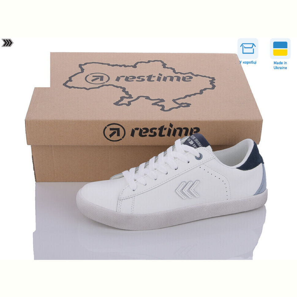Кроссовки Restime JWB24037 white-navy