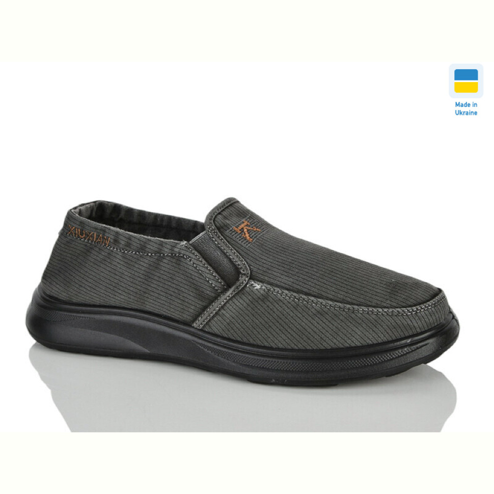 Слипоны DeMur 63034 сірий