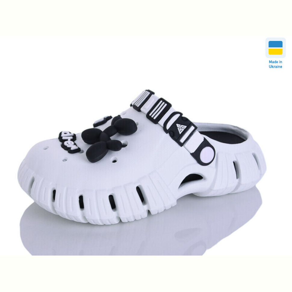 Кроксы Lot Shoes 77 біло-чорний