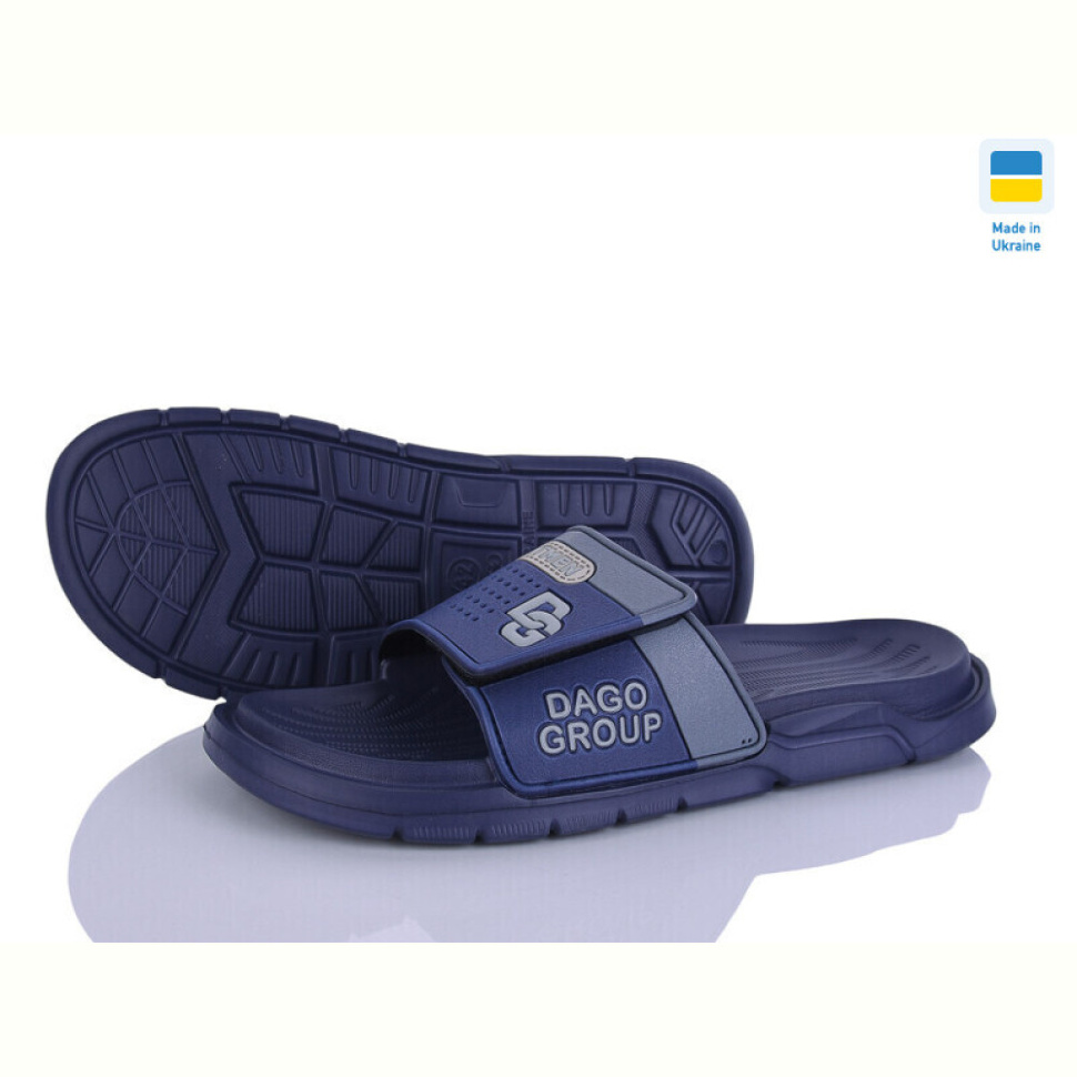Шлепки Golden Lion 704 синій