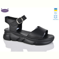 Босоножки Garti 0149 чорна шкіра