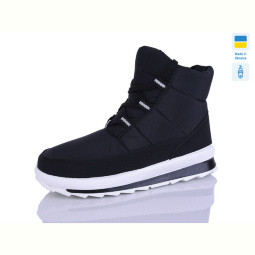 Дутики DeMur 1118 чорний-білий