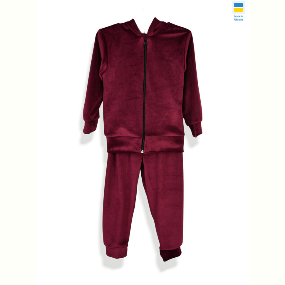 Спортивный костюм Kir15 18328 бордовий