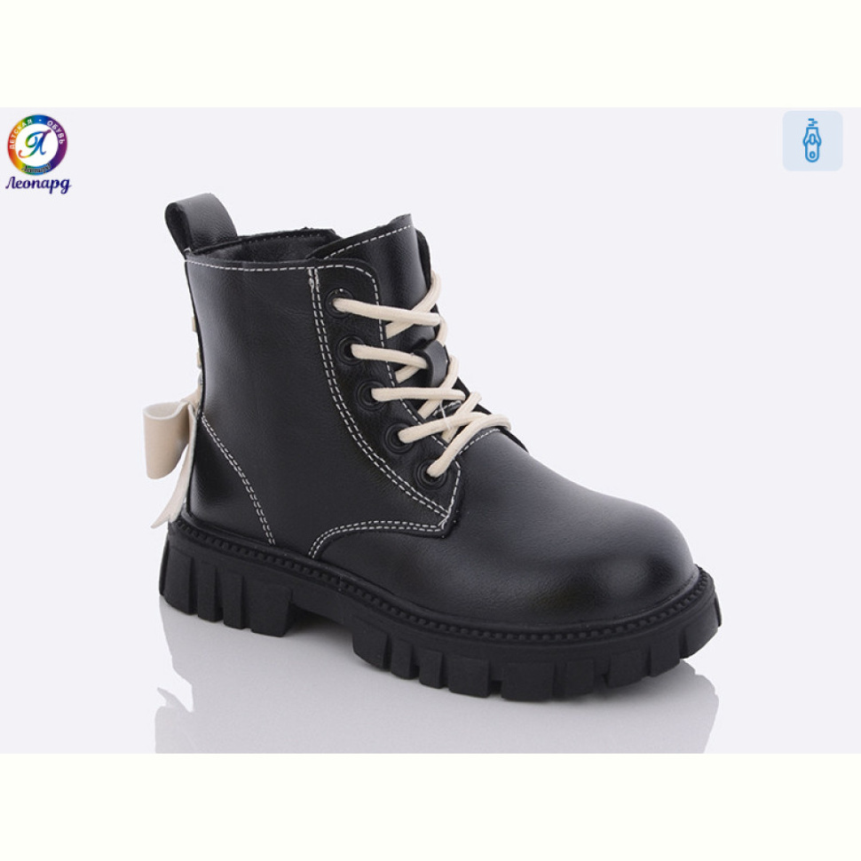 Ботинки Леопард A001 black-beige