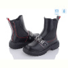 Ботинки Obuvok 2107B black/red