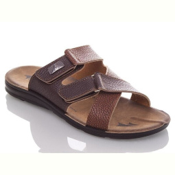 Шлепки DeMur M6842 brown-camel