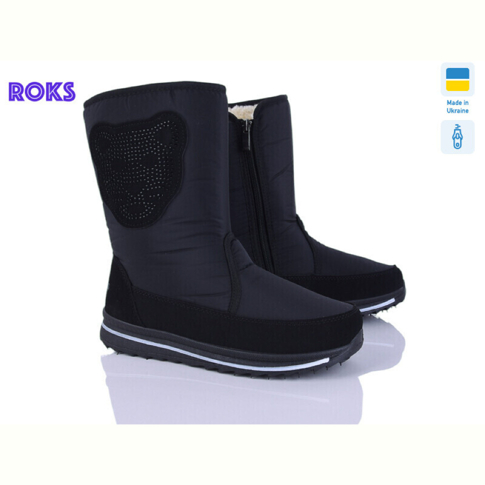 Дутики Roks 3106 чорний