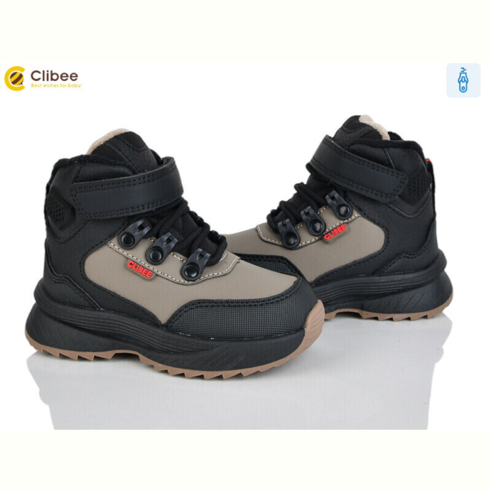 Ботинки Clibee HA608-2 khaki-red