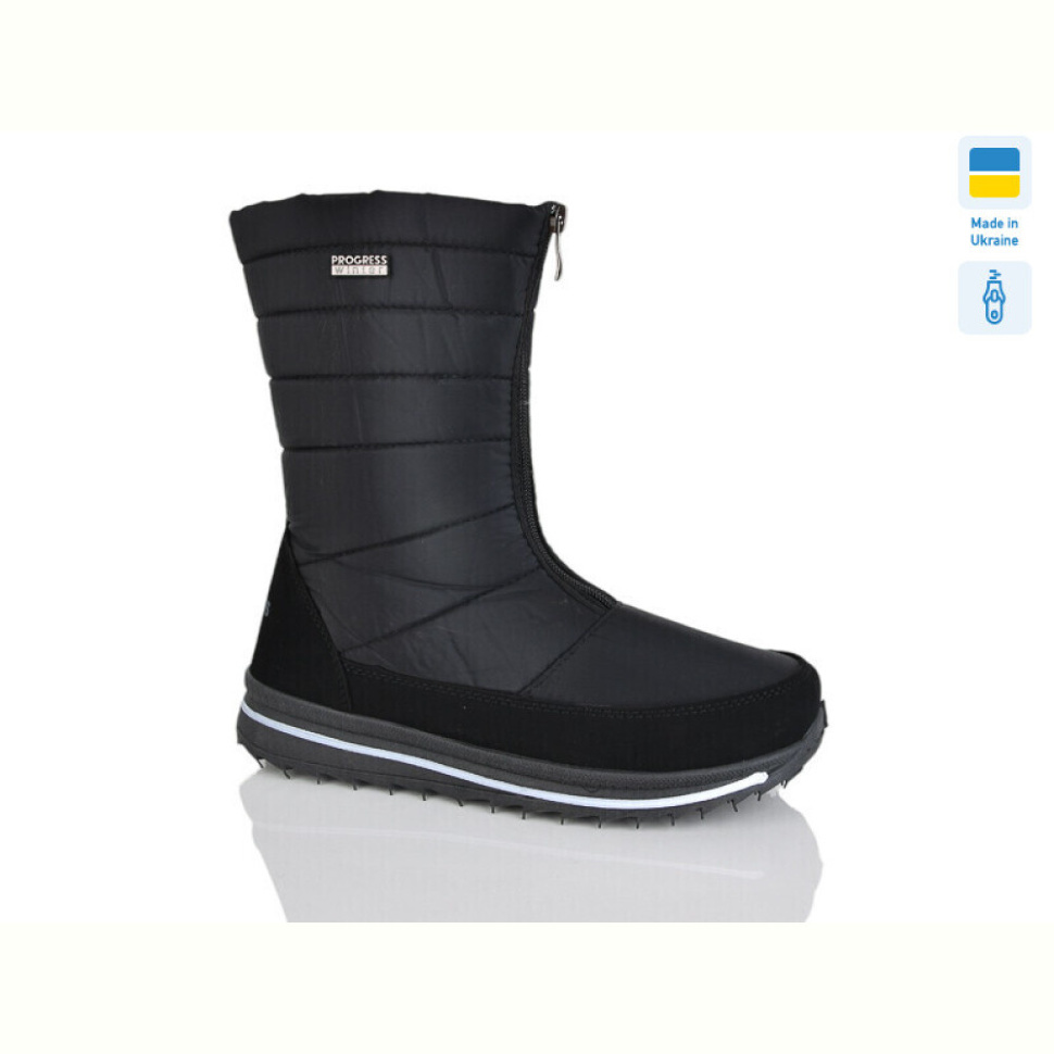 Дутики Зручне взутя 3108 чорний