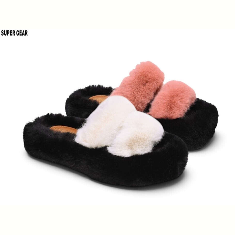 Тапки Super Gear CA323-018 white-pink mix