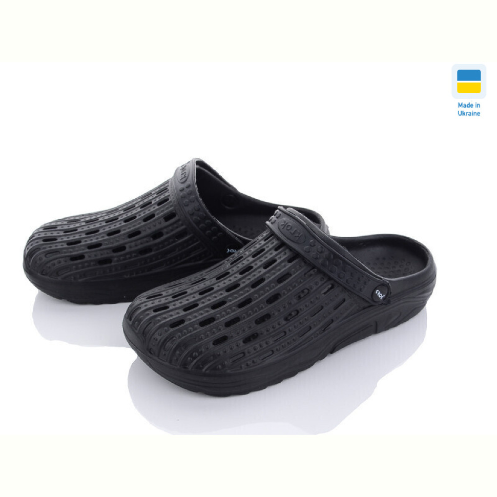 Кроксы Vladimir Крок Укр С71 чорний