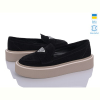 Туфли G-Aira 606 чорний замш Под заказ