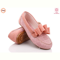 Мокасины Jumay Bruno клітина бант pink уцінка