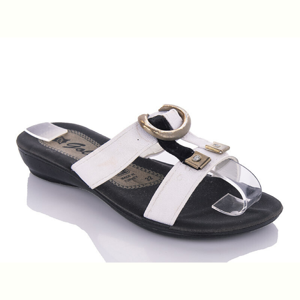 Шлепки DeMur K26-1512 white (30-35)