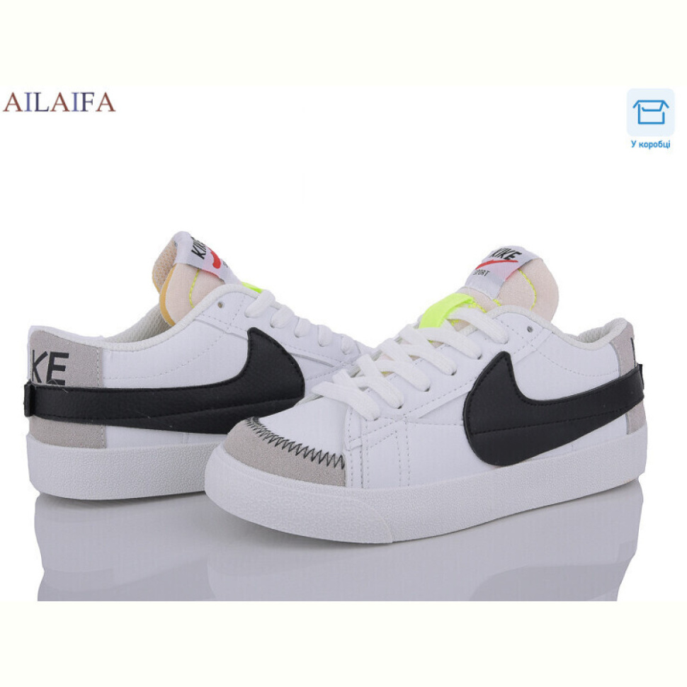 Кроссовки Ailaifa K011 white-black