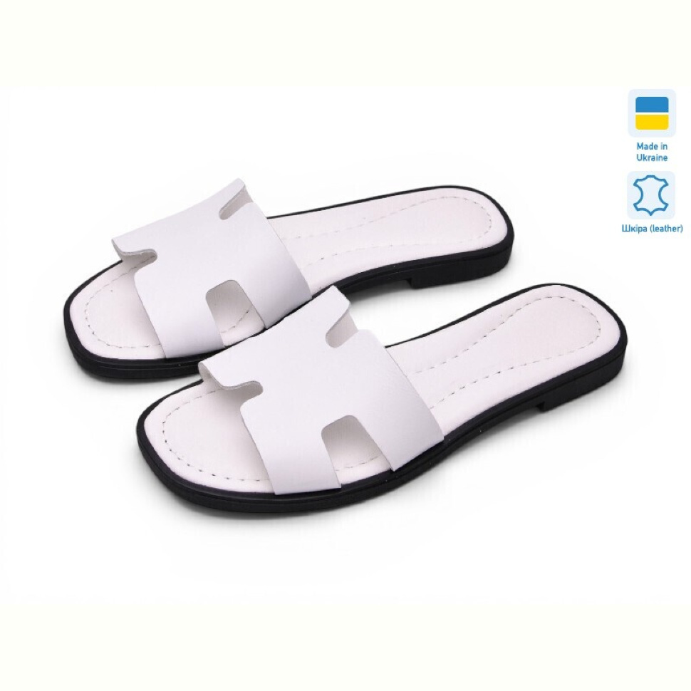 Шлепки Prime-Opt Paradize SL-3106 білі