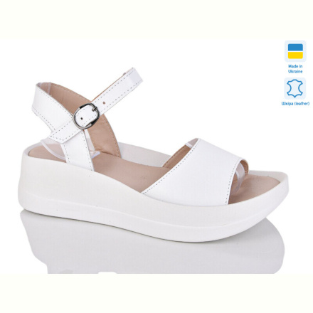 Босоножки Sali 508-25 білий к. б.п.
