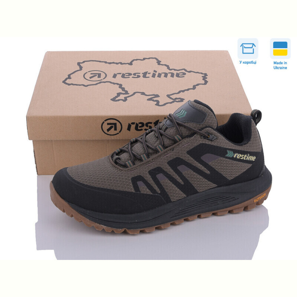 Кроссовки Restime OMB24051 khaki