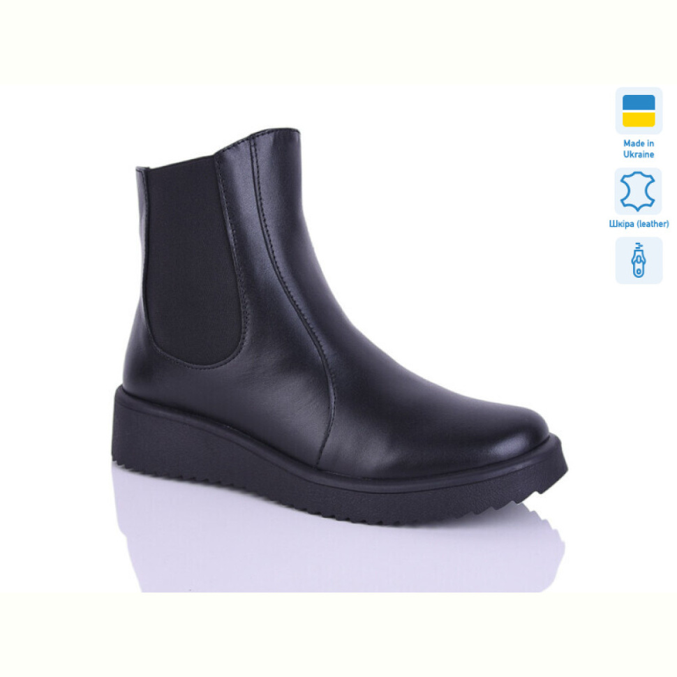 Ботинки Sali 87 чорний к. зима