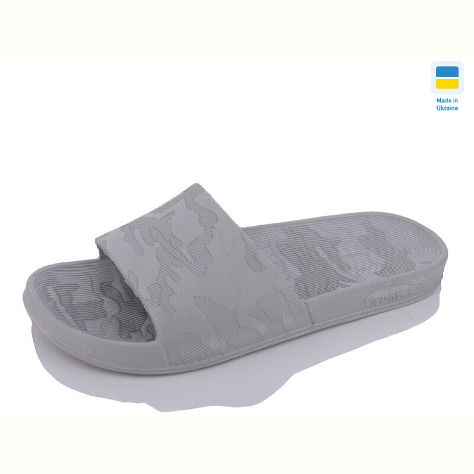 Шлепки M&L  Alex13 AML400 св.сірий