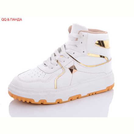 Кроссовки QQ&amp;Панда BK72 white-beige