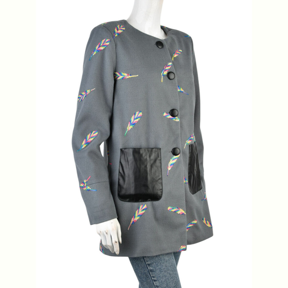 Пальто Obuvok 11942-2 grey