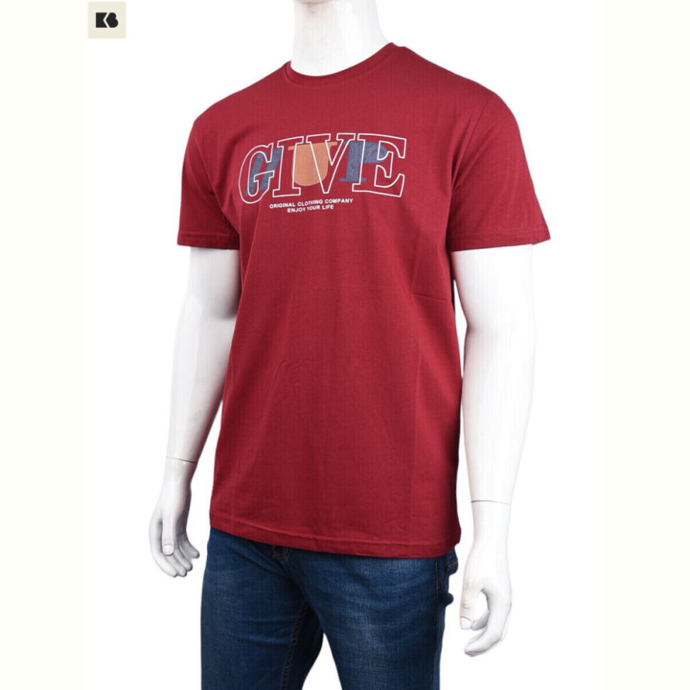 Футболка BIG 3707-106-1 bordo