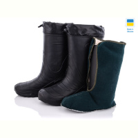 Сапоги из пены Vladimir DS Укр EVA СЭ-02 черн с чулком