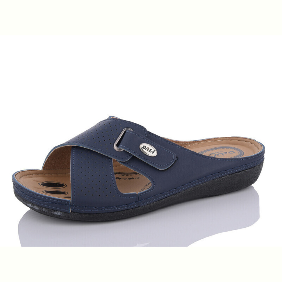 Шлепки Sali-2 1410 синій батал