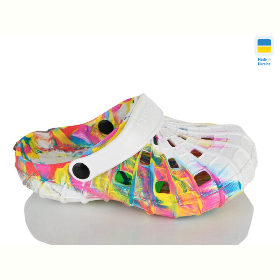 Кроксы Lot Shoes N116 папуга білий