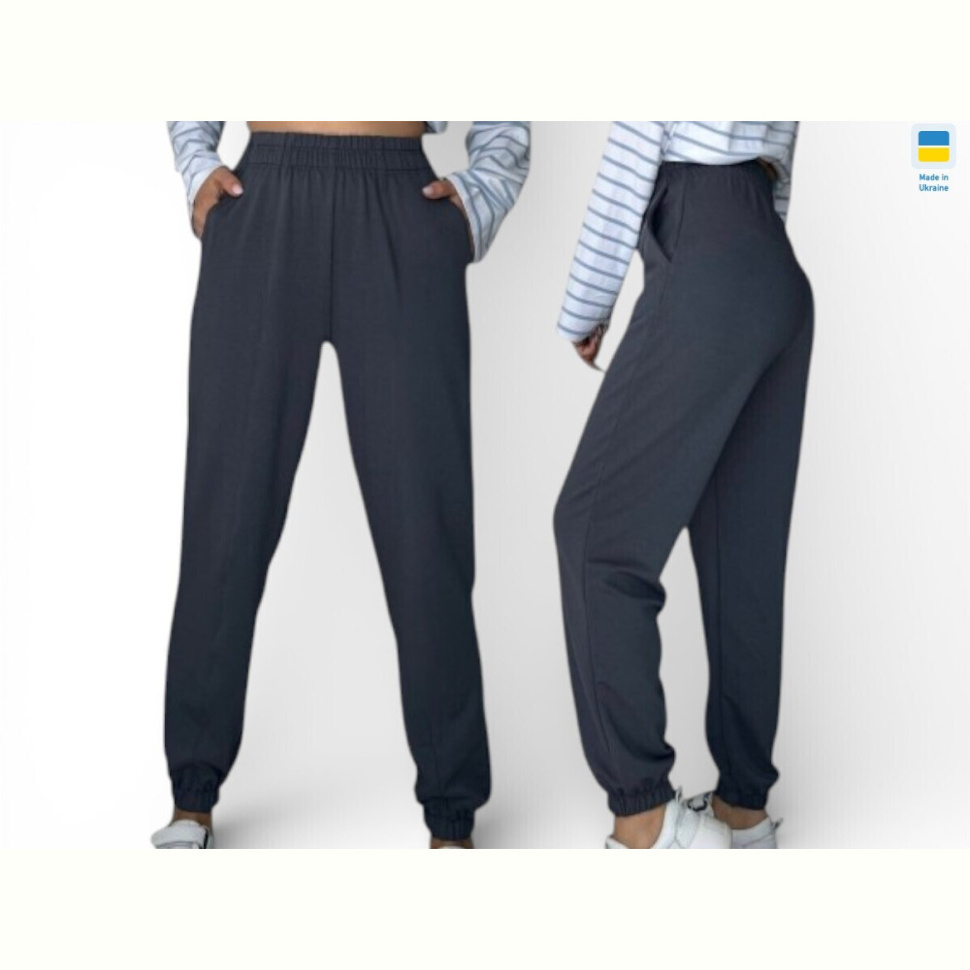 Спортивные брюки Sport style 1055 т.графіт