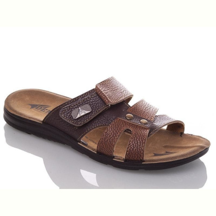 Шлепки DeMur M6843 camel-brown